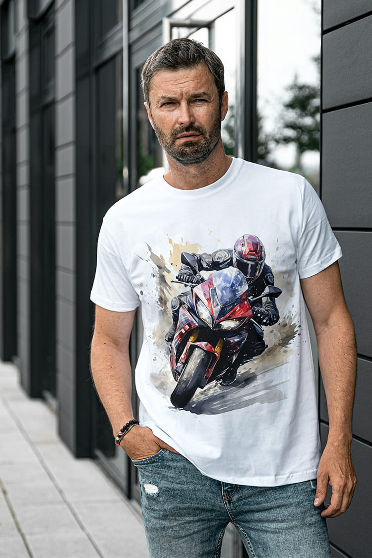 Men's  Bikes No Limit  T-Shirt ( B-BNL-10000001 )