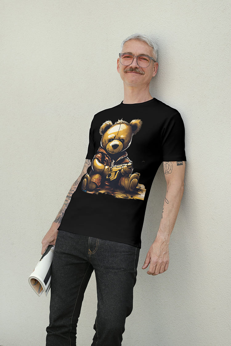 Men's Teddy Bear Mood T-shirt ( TB-TB-10000001 )