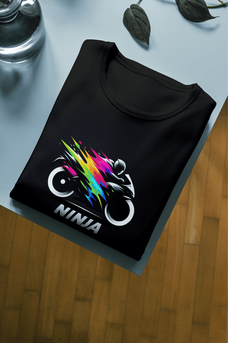 Men's  Ninja Design T-Shirt ( ND-P-1-10000023)